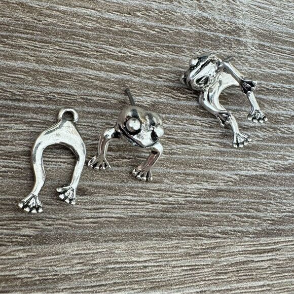 Bohemian frogāearrings N612 - Picture 2 of 4